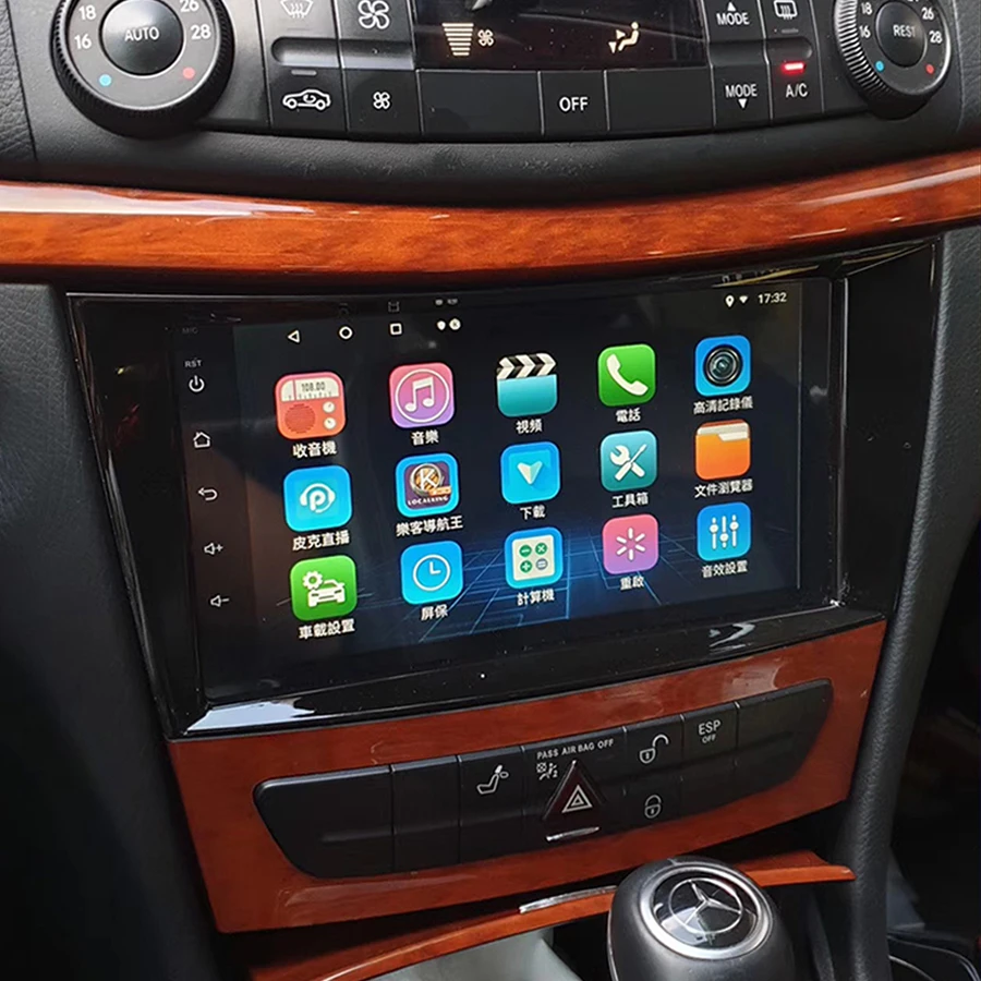 Автомобильный мультимедийный GPS навигатор 64 ГБ Android 10 0 2Din для Benz E E200K E240 E280 E350 CLS300