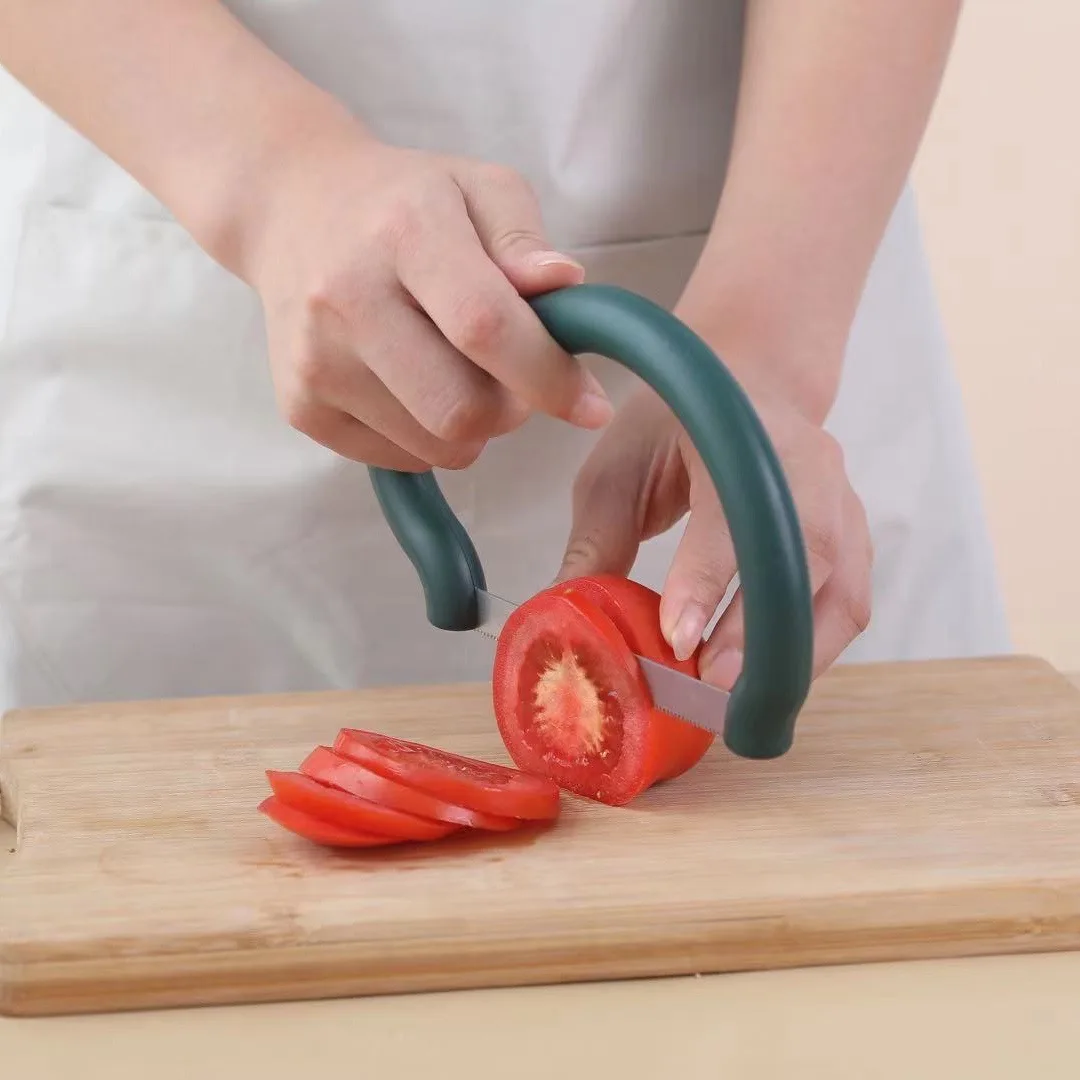Kitchen gadgets stainless steel banana slices cucumber ham fruit and vegetable segmentation multi-functional vegetable cutter
Kitchen gadgets stainless steel banana slices cucumber ham fruit and vegetable segmentation multi-functional vegetable cutter
