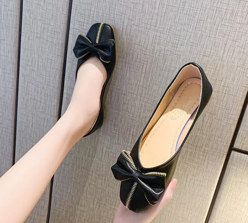 Casual Comfortable Fashion New Leather Flat Women Ballet Flats Shoes Women Round Toe Comfort Shoes Summer Footwear Best Sell
Casual Comfortable Fashion New Leather Flat Women Ballet Flats Shoes Women Round Toe Comfort Shoes Summer Footwear Best Sell