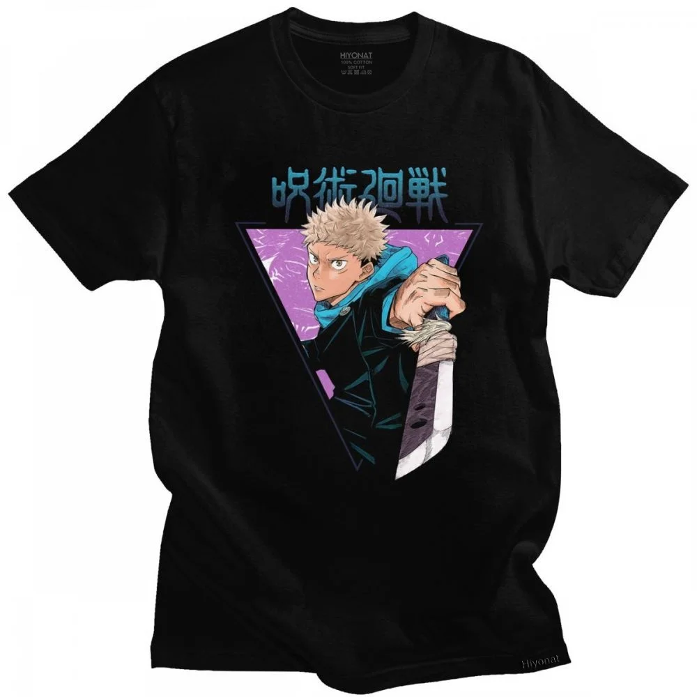 Classic Jujutsu Kaisen T-shirt Men Short Sleeved Anime Manga T Shirt Yuji Itadori Printed Tshirt Graphic Tee Merch
Classic Jujutsu Kaisen T-shirt Men Short Sleeved Anime Manga T Shirt Yuji Itadori Printed Tshirt Graphic Tee Merch