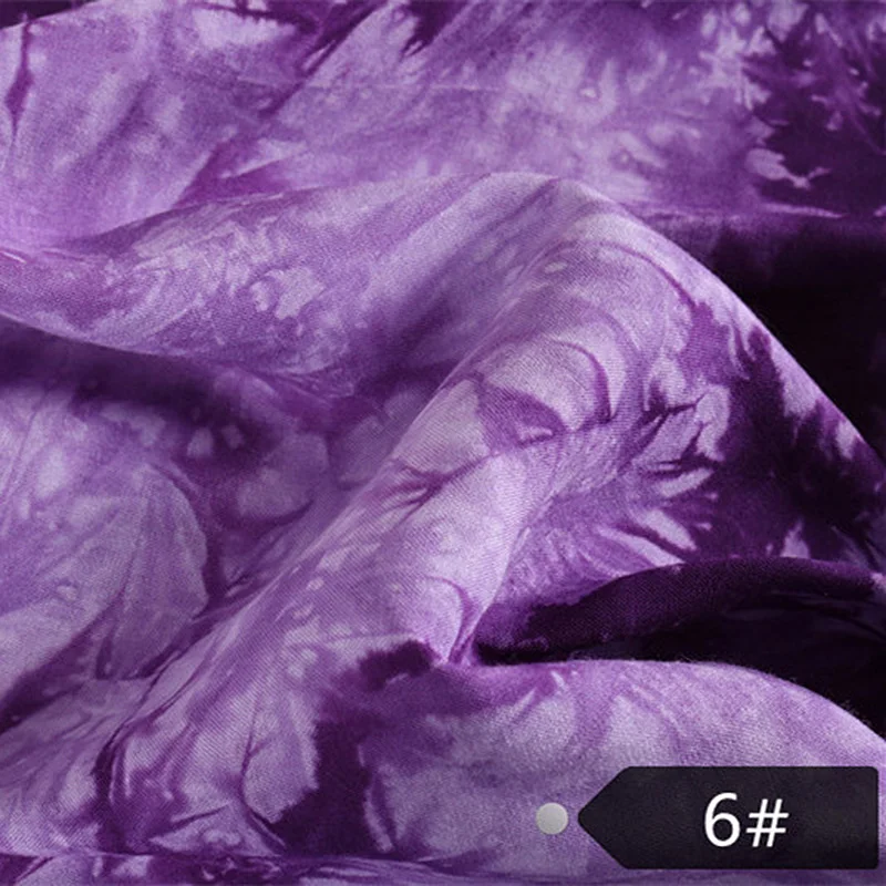 50x140cm Tie-dye Print Patchwork Ice Silk Cotton Cloth Anti-wrinkle Fabric Breathable Sewing Fabric DIY Handmade Accessories
50x140cm Tie-dye Print Patchwork Ice Silk Cotton Cloth Anti-wrinkle Fabric Breathable Sewing Fabric DIY Handmade Accessories