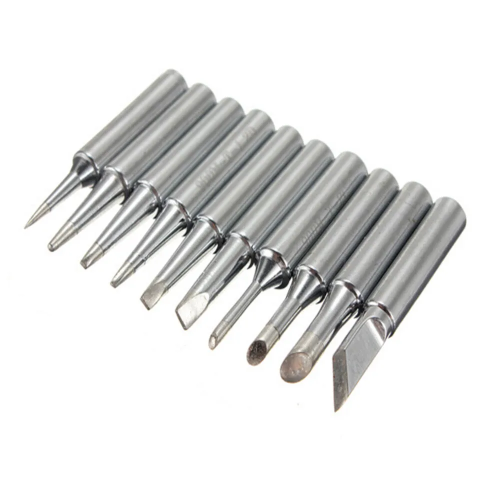 10Pcs Lead Free Soldering Iron Tips 900M-T B/I/K/1.2D/1.6D/2.4D/3.2D/2C/3C/4C Welding Tips Head For Hakko Soldering Station
10Pcs Lead Free Soldering Iron Tips 900M-T B/I/K/1.2D/1.6D/2.4D/3.2D/2C/3C/4C Welding Tips Head For Hakko Soldering Station