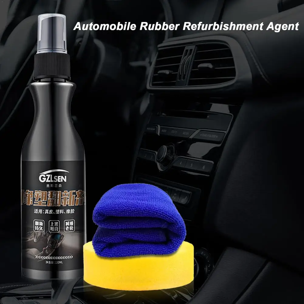 120ml Automotive Interior Plastic Parts Retreading Agent Rubber Parts Wax Car Instrument Panel Retreading Glazing Agent
120ml Automotive Interior Plastic Parts Retreading Agent Rubber Parts Wax Car Instrument Panel Retreading Glazing Agent