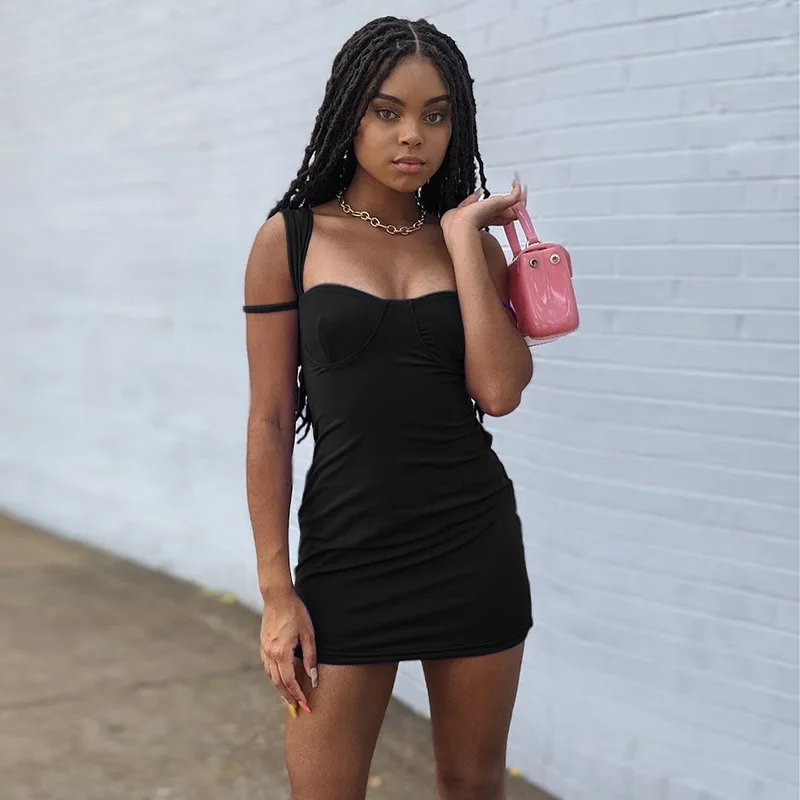 Summer Sexy Womens Mini Dress Party Club Solid Color Tight Suspender Wrap Buttocks Short Skirt Dresses For Women 2021
Summer Sexy Womens Mini Dress Party Club Solid Color Tight Suspender Wrap Buttocks Short Skirt Dresses For Women 2021