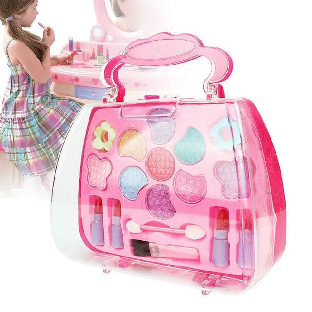 Комплект для ролевых игр девочек безопасные нетоксичные игрушки набор макияжа