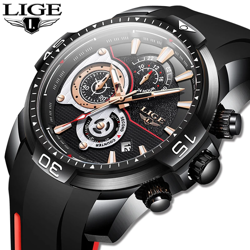 2022 New LIGE Silicone Strap Men Watch Fashion Top Brand luxury Business Luminous Quartz Watch Men Casual Waterproof Date Clock
2022 New LIGE Silicone Strap Men Watch Fashion Top Brand luxury Business Luminous Quartz Watch Men Casual Waterproof Date Clock