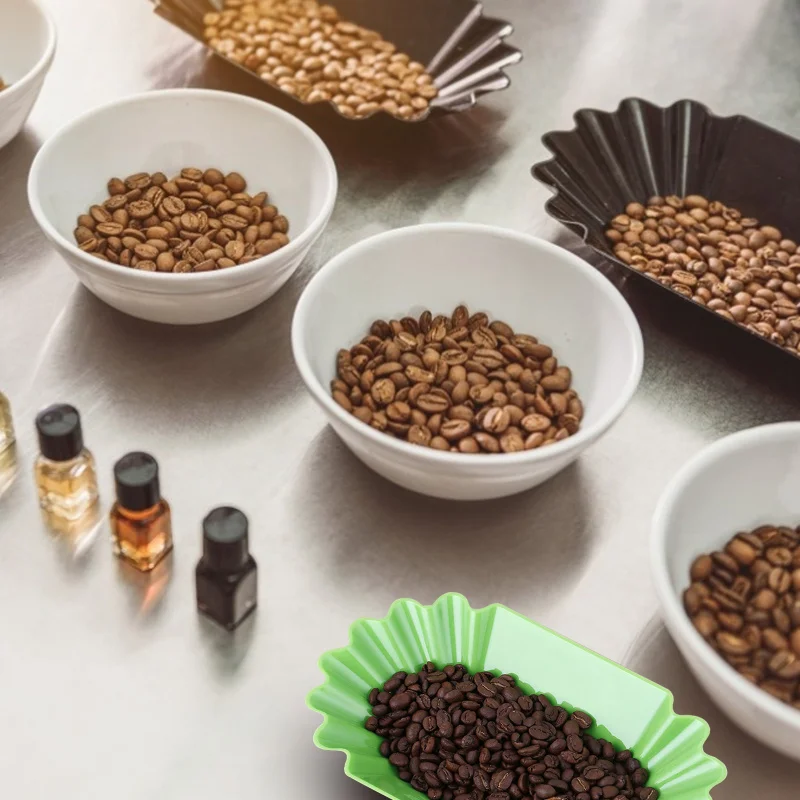 Coffee Cupping Sample Tray Reusable Food Grade PP Plastic Coffee Bean Plate Coffee Cooked Bean Plate
Coffee Cupping Sample Tray Reusable Food Grade PP Plastic Coffee Bean Plate Coffee Cooked Bean Plate