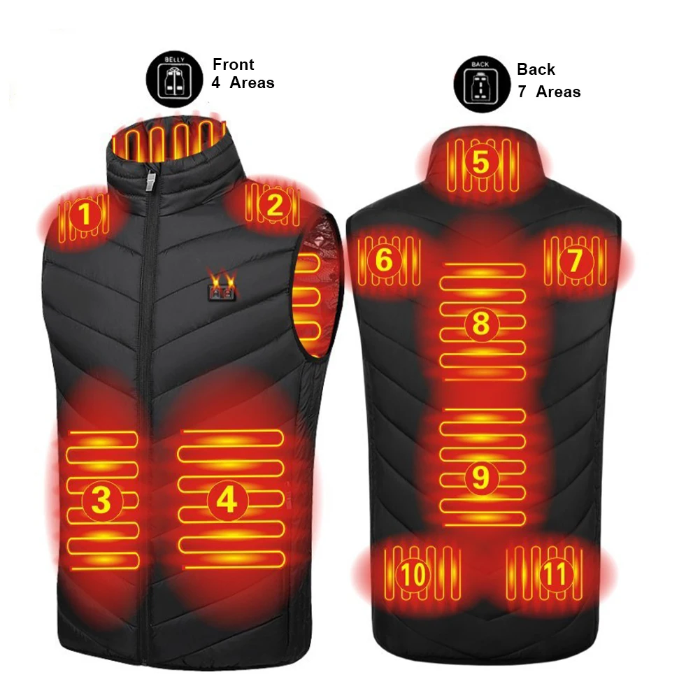Heating Vest Sleeveless Jacket Smart Electric Heating Warm Vest 3 temperature settings Men’s and Women’s Vest Winter warm jacket
Heating Vest Sleeveless Jacket Smart Electric Heating Warm Vest 3 temperature settings Men’s and Women’s Vest Winter warm jacket