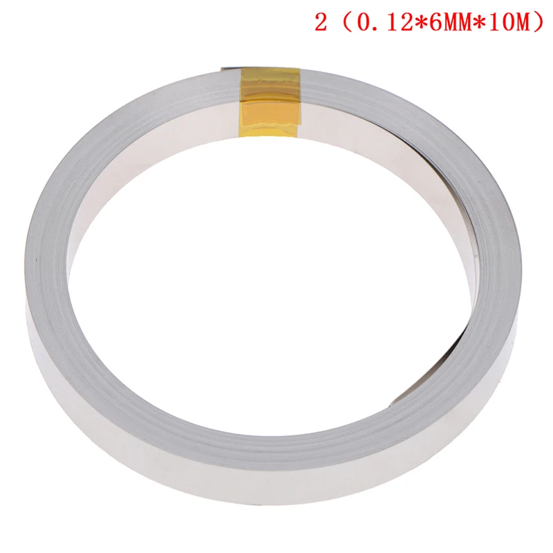 10M 6mmx0.12mm Ni Plate Nickel Strip Tape For Li 18650 26650 Battery Spot Welding new
10M 6mmx0.12mm Ni Plate Nickel Strip Tape For Li 18650 26650 Battery Spot Welding new