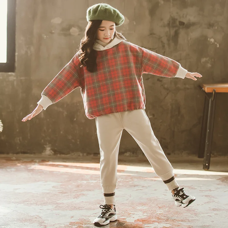 Girls Winter Clothes 10 12 Years 2 Piece Set Children Kids Christmas/thanksgiving Outfit For Teen 9 To 14 Fleece Warm Tracksuit
Girls Winter Clothes 10 12 Years 2 Piece Set Children Kids Christmas/thanksgiving Outfit For Teen 9 To 14 Fleece Warm Tracksuit