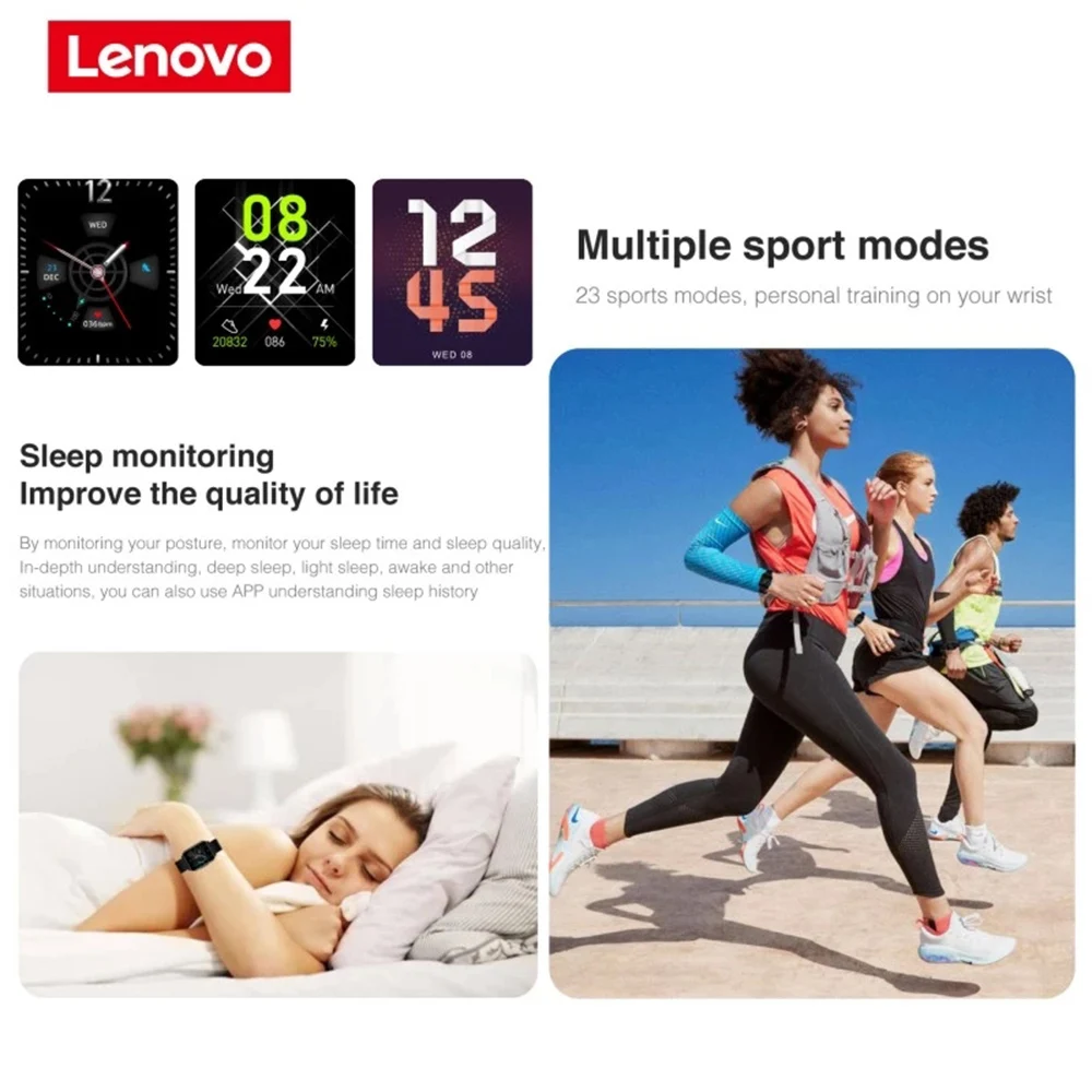 Lenovo S2 Pro Smartwatch 2021 Waterproof Temperature Fitness Bracelet Sleep Heart Rate Monitor Smart Watch Global Version Reloj
Lenovo S2 Pro Smartwatch 2021 Waterproof Temperature Fitness Bracelet Sleep Heart Rate Monitor Smart Watch Global Version Reloj