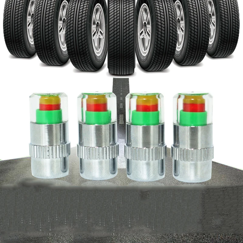 4pcs/Set Car Tire Pressure Gauge Indicator Alert Monitoring Valve Cap Sensor Tire Pressure Indicator External Valve Detection
4pcs/Set Car Tire Pressure Gauge Indicator Alert Monitoring Valve Cap Sensor Tire Pressure Indicator External Valve Detection