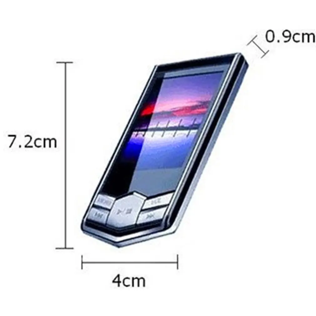 MP4 музыкальный плеер портативный мини USB2.0 HD 1 8 дюймов TFT дисплей экран FM радио