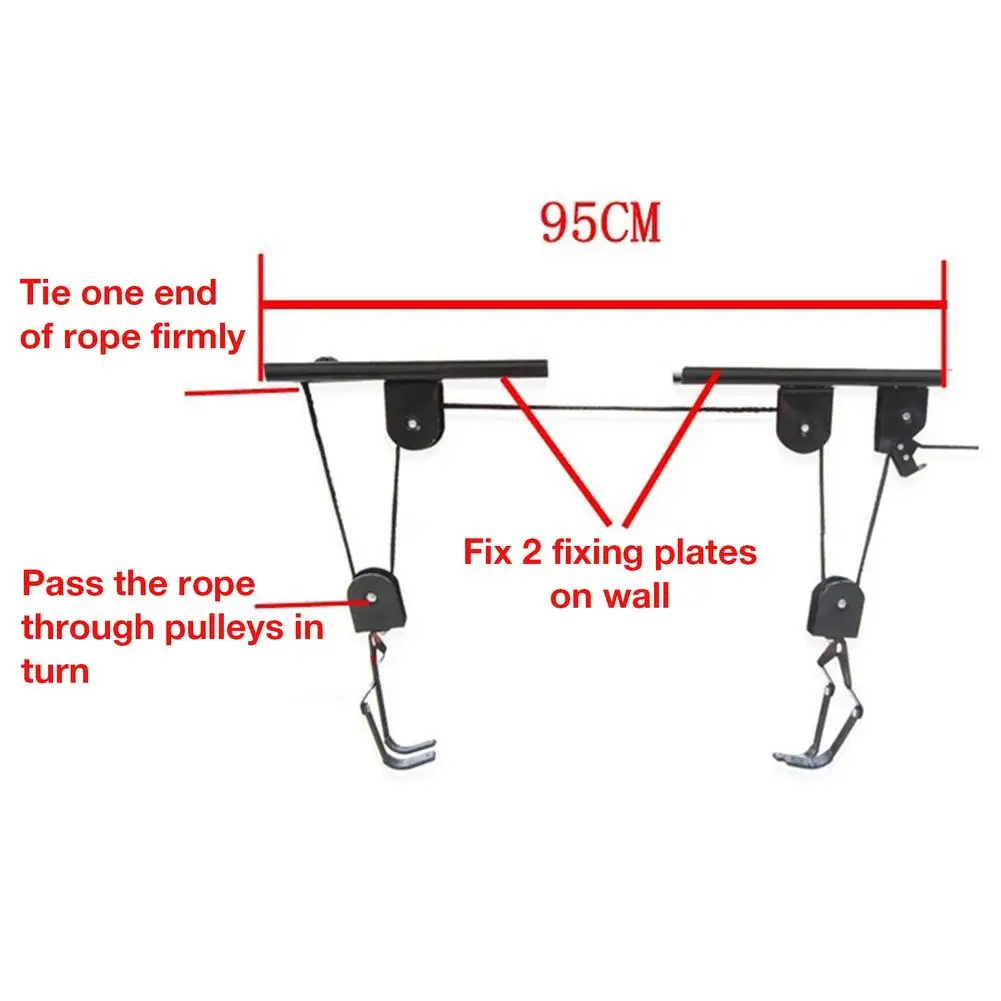 For Up To 20kg Universal Ceiling Lift Durable Practical Bike Lift For Bicycle Kayak Storage Bicycle Crane Home Crane Frame
For Up To 20kg Universal Ceiling Lift Durable Practical Bike Lift For Bicycle Kayak Storage Bicycle Crane Home Crane Frame