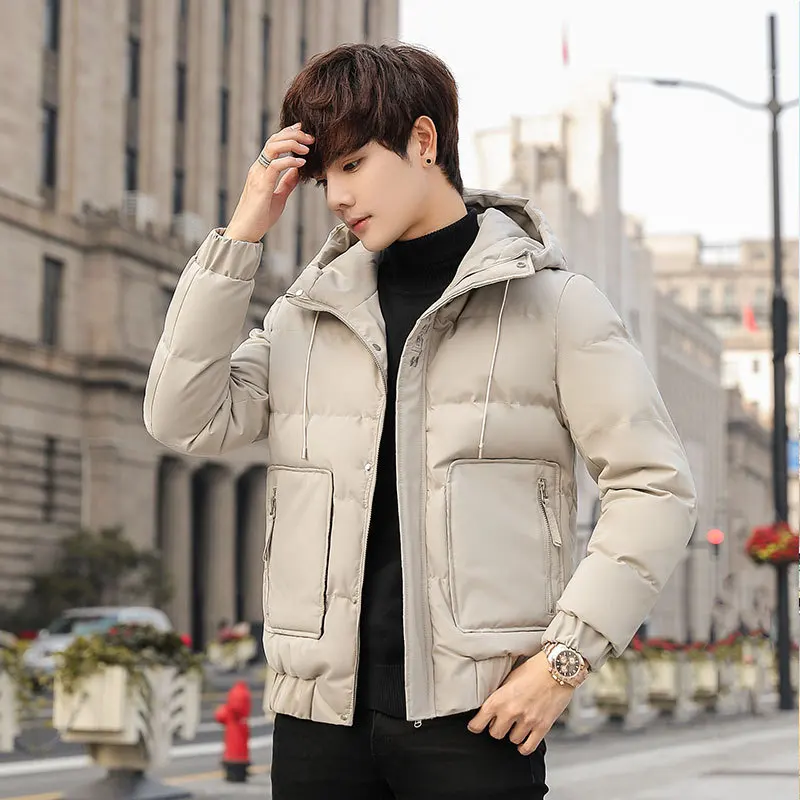 2020 Men's Hooded Cotton-Padded Clothes Youth Slim Fit Stand-up Collar Thick Warm down Cotton Jacket
2020 Men's Hooded Cotton-Padded Clothes Youth Slim Fit Stand-up Collar Thick Warm down Cotton Jacket