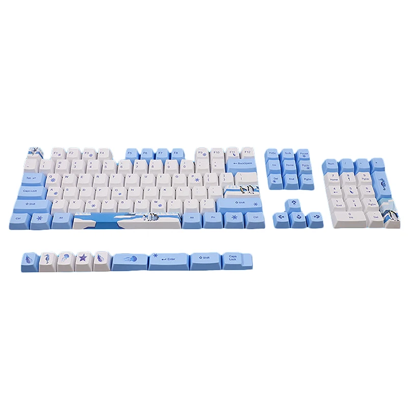 113 ключ PBT Keycap Набор DIY механическая клавиатура тема Keycaps Замена кнопки |