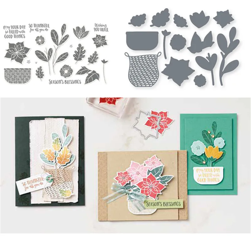 FLOWERS Metal Cutting Dies and Stamps for Scrapbooking 2019 Paper Craft Embossing Die Card Making Stencils
FLOWERS Metal Cutting Dies and Stamps for Scrapbooking 2019 Paper Craft Embossing Die Card Making Stencils