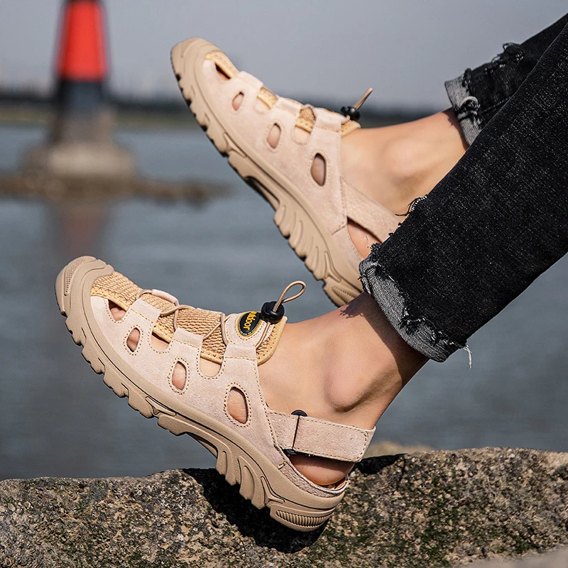 Сандалии мужские спортивные, Уличная обувь, без застежки, самоольные, белые, лето
Сандалии мужские спортивные, Уличная обувь, без застежки, самоольные, белые, лето