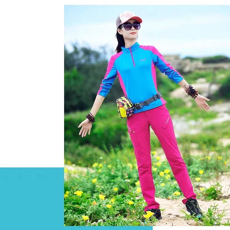 Women hiking t shirt Soft elastic Breathable mesh Long sleeve top Outdoor quick dry sweat absorbing clothes Big size 4XL 3XL XXL
Women hiking t shirt Soft elastic Breathable mesh Long sleeve top Outdoor quick dry sweat absorbing clothes Big size 4XL 3XL XXL