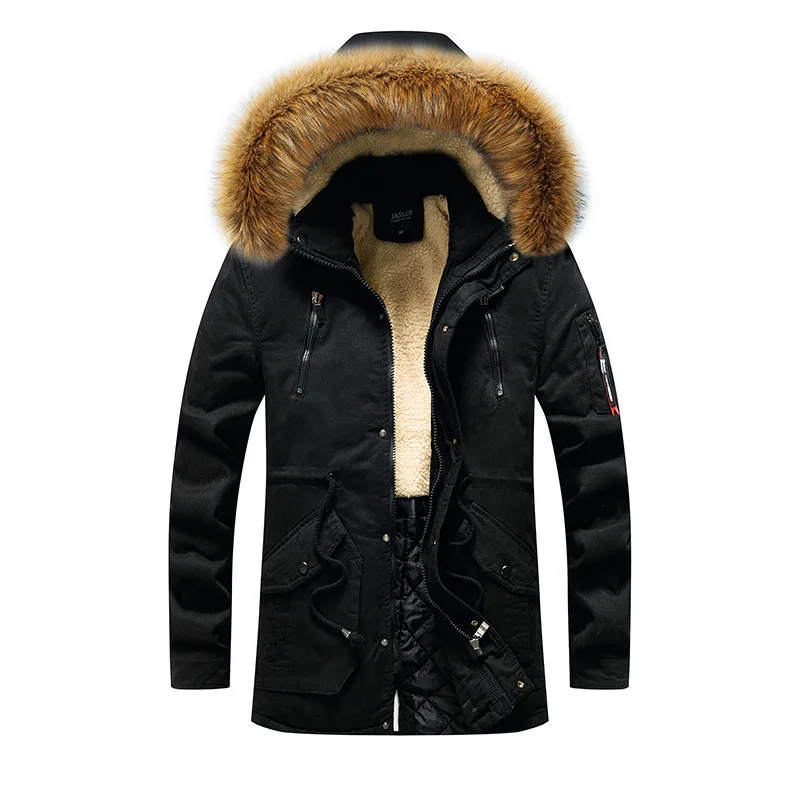 2019 Winter Jacket Men Cotton Hooded Warm Long Parka Hooded Jackets Man Coats Casual Fur Down Parkas Mens 3XL
2019 Winter Jacket Men Cotton Hooded Warm Long Parka Hooded Jackets Man Coats Casual Fur Down Parkas Mens 3XL