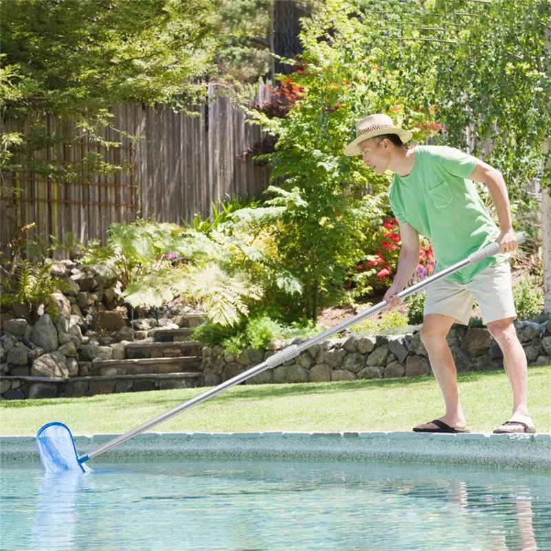 Portable Swimming Pool Skimmer ABS Telescopic Handle Stick Joint for Brushes Salvage Net Swimming Pool Cleaning Tool 
Portable Swimming Pool Skimmer ABS Telescopic Handle Stick Joint for Brushes Salvage Net Swimming Pool Cleaning Tool