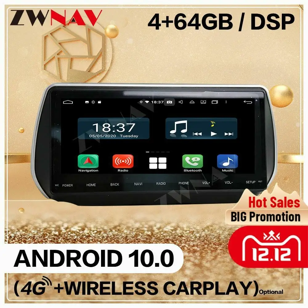 Автомобильный мультимедийный плеер, 4 + 128 ГБ, 2 Din, для Hyundai IX45 Sante Fe 2018 2019 Android 10,0
Автомобильный мультимедийный плеер, 4 + 128 ГБ, 2 Din, для Hyundai IX45 Sante Fe 2018 2019 Android 10,0