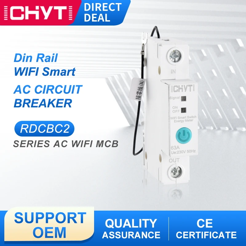 Умный автоматический выключатель RDCBC2L, 1P, Wi-Fi, счетчик энергии, амперметр, дистанционное управление, голосовое управление, светодиодная подс...
Умный автоматический выключатель RDCBC2L, 1P, Wi-Fi, счетчик энергии, амперметр, дистанционное управление, голосовое управление, светодиодная подс...