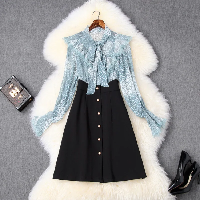 Runway 2020 NEW Spring and summer Bow print Work dress Women Clothing Mini sexy Party Dress Full sleeved Ruffle shirt dresses
Runway 2020 NEW Spring and summer Bow print Work dress Women Clothing Mini sexy Party Dress Full sleeved Ruffle shirt dresses