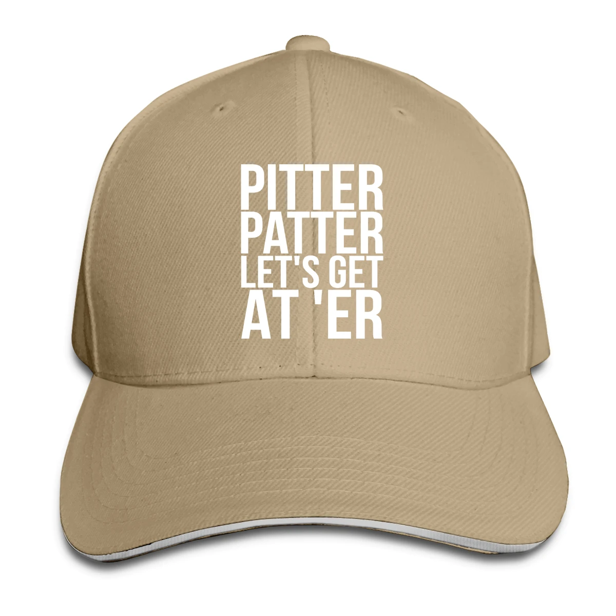 Pitter Patter man's womens Fashionable breathable Dad Cap 
Pitter Patter man's womens Fashionable breathable Dad Cap