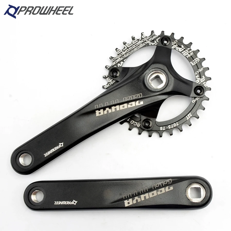 Prowheel mountain bike crank sprockets 170/175mm square hole aluminum alloy crank 30/32/34/36 / 38T sprocket 104BCD MTB crank
Prowheel mountain bike crank sprockets 170/175mm square hole aluminum alloy crank 30/32/34/36 / 38T sprocket 104BCD MTB crank
