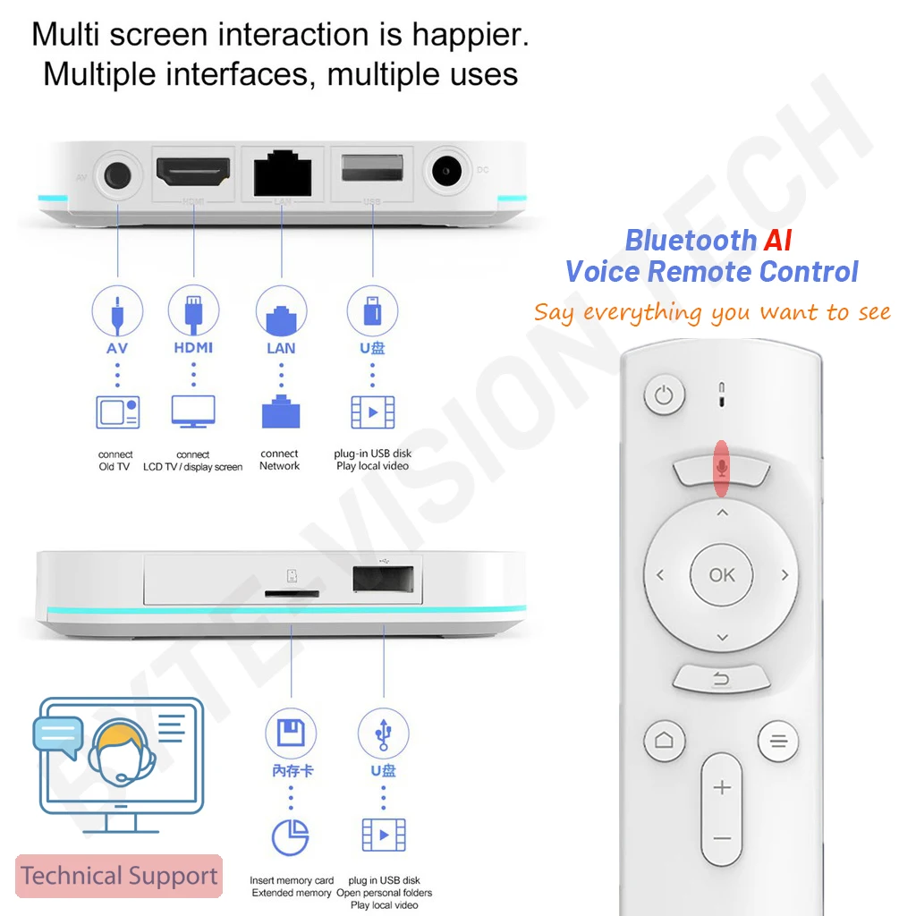 UBOX9 Android 10 Smart IP Tv Set-Top MAX, AI- Dual 4 64 , , , , , SG, NZ, AUS, PK, EVPAD
UBOX9 Android 10 Smart IP Tv Set-Top MAX, AI- Dual 4 64 , , , , , SG, NZ, AUS, PK, EVPAD