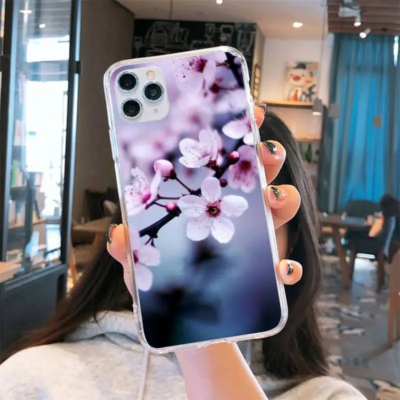 Pink Flower Sakura Phone Case Transparent for iPhone 6 7 8 11 12 s mini pro X XS XR MAX Plus se cover funda shell
Pink Flower Sakura Phone Case Transparent for iPhone 6 7 8 11 12 s mini pro X XS XR MAX Plus se cover funda shell