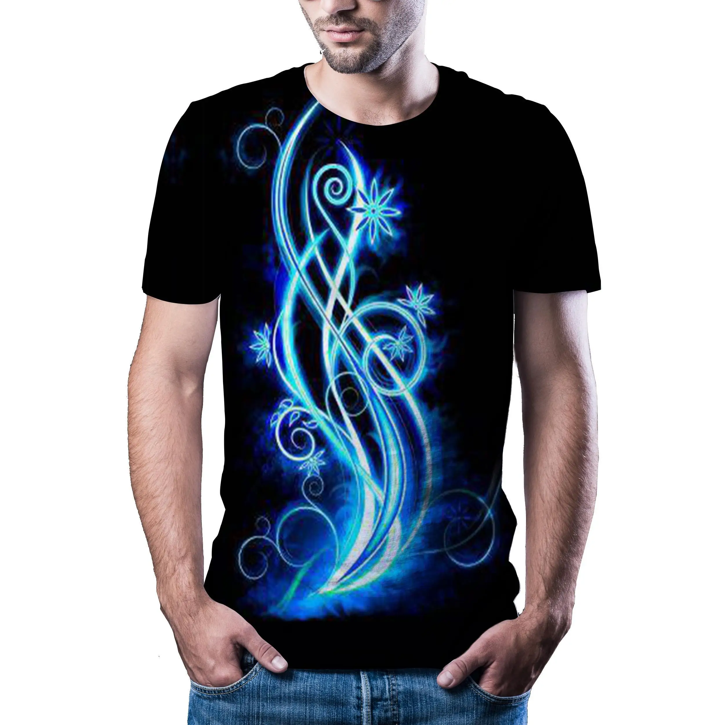 New T -Shirt Men High -Quality Men 'S T -Shirt Casual Short -Sleeved Destruction Printing Men'S T-Shirt Fashion Cool T-Shirt Men
New T -Shirt Men High -Quality Men 'S T -Shirt Casual Short -Sleeved Destruction Printing Men'S T-Shirt Fashion Cool T-Shirt Men