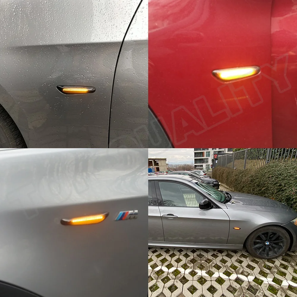 For BMW E46 E90 E91 E92 E93 X1 E60 E61 E81 E82 E83 E84 E87 E88 LED Dynamic Turn Signal Light Side Fender Marker Sequential Lamp
For BMW E46 E90 E91 E92 E93 X1 E60 E61 E81 E82 E83 E84 E87 E88 LED Dynamic Turn Signal Light Side Fender Marker Sequential Lamp