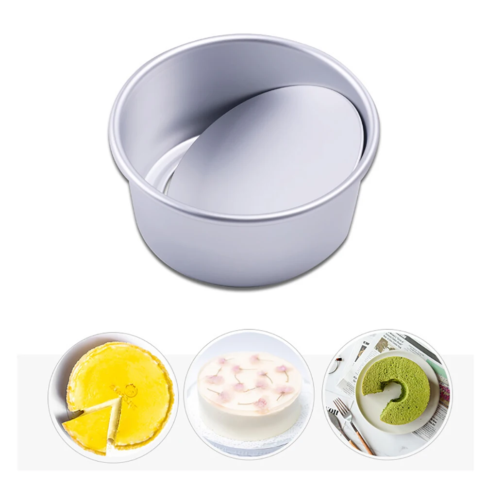 Anodized Aluminum Round Cheesecake Pan Chiffon Cake Mold Baking Mould with Removable Bottom
Anodized Aluminum Round Cheesecake Pan Chiffon Cake Mold Baking Mould with Removable Bottom