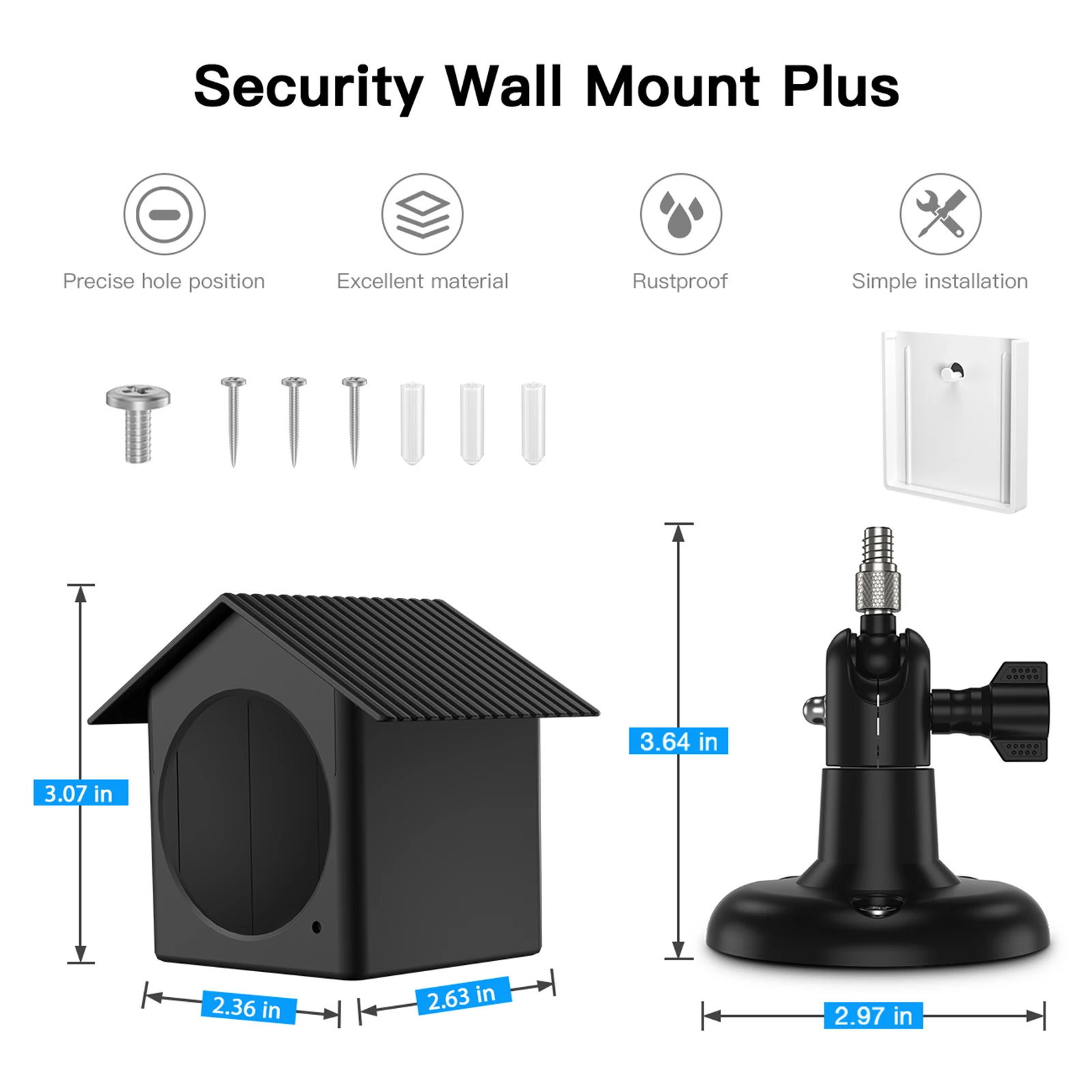 Protective Cover Wall Mount Bracket Compatible With Wyze Cam Outdoor Security Camera And Base Station Roof Shape Full Protection
Protective Cover Wall Mount Bracket Compatible With Wyze Cam Outdoor Security Camera And Base Station Roof Shape Full Protection
