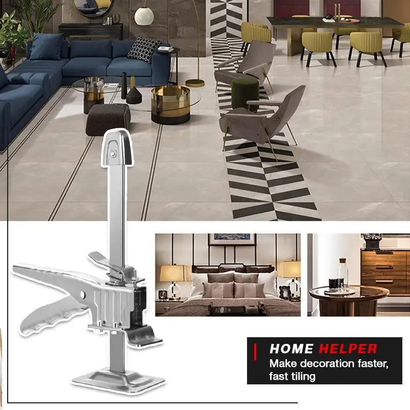 LABOR-SAVING Arm Door Use Board Lifter Stainless Steel Tile Height Precision Locator Wall Leveling Lifting Tool
LABOR-SAVING Arm Door Use Board Lifter Stainless Steel Tile Height Precision Locator Wall Leveling Lifting Tool