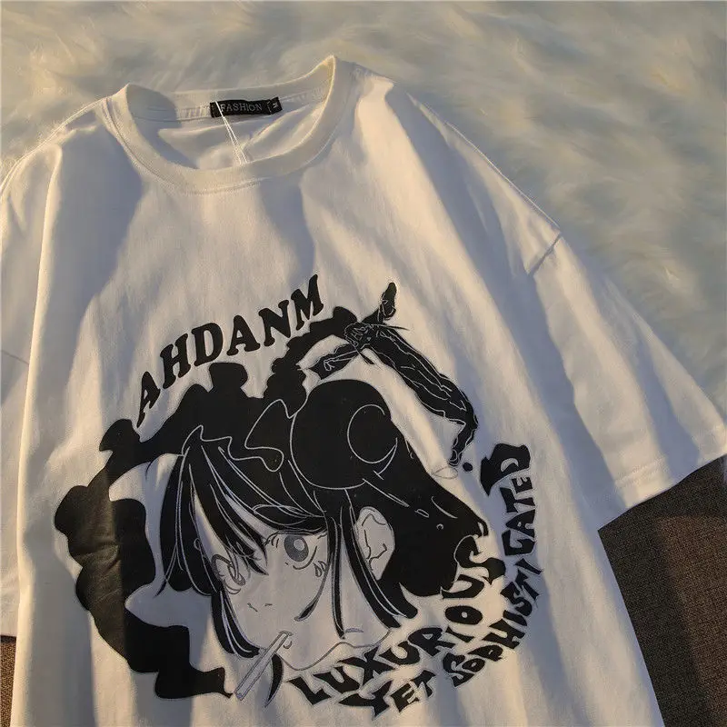 women's t-shirt Short-Sleeve Second element Graphic Tee Harajuku Oversized t-shirt y2k vintage O-Neck Tops street clothes Tee
women's t-shirt Short-Sleeve Second element Graphic Tee Harajuku Oversized t-shirt y2k vintage O-Neck Tops street clothes Tee
