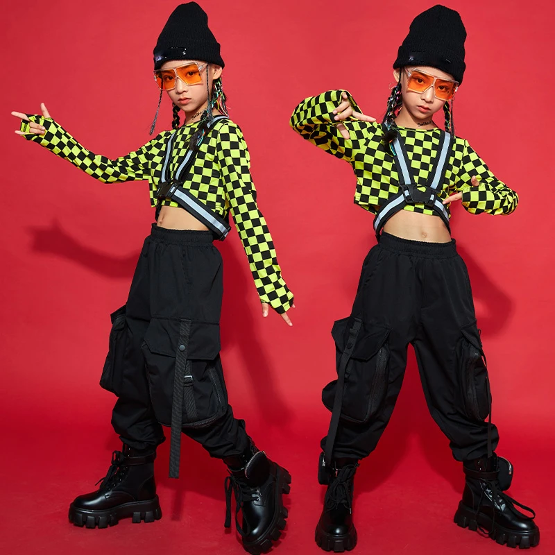 Children Jazz Dance Costumes Hip Hop Clothing Sweatshirt Top Hiphop Pants For Girls Kids Ballroom Dancing Clothes Wear
Children Jazz Dance Costumes Hip Hop Clothing Sweatshirt Top Hiphop Pants For Girls Kids Ballroom Dancing Clothes Wear