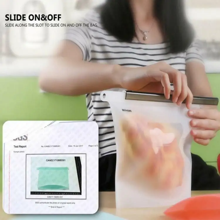 Food Grade Vacuum Silicone Refrigerator Wrap Storage Reusable Preservation Bag Food Storage Bag Kitchen
Food Grade Vacuum Silicone Refrigerator Wrap Storage Reusable Preservation Bag Food Storage Bag Kitchen