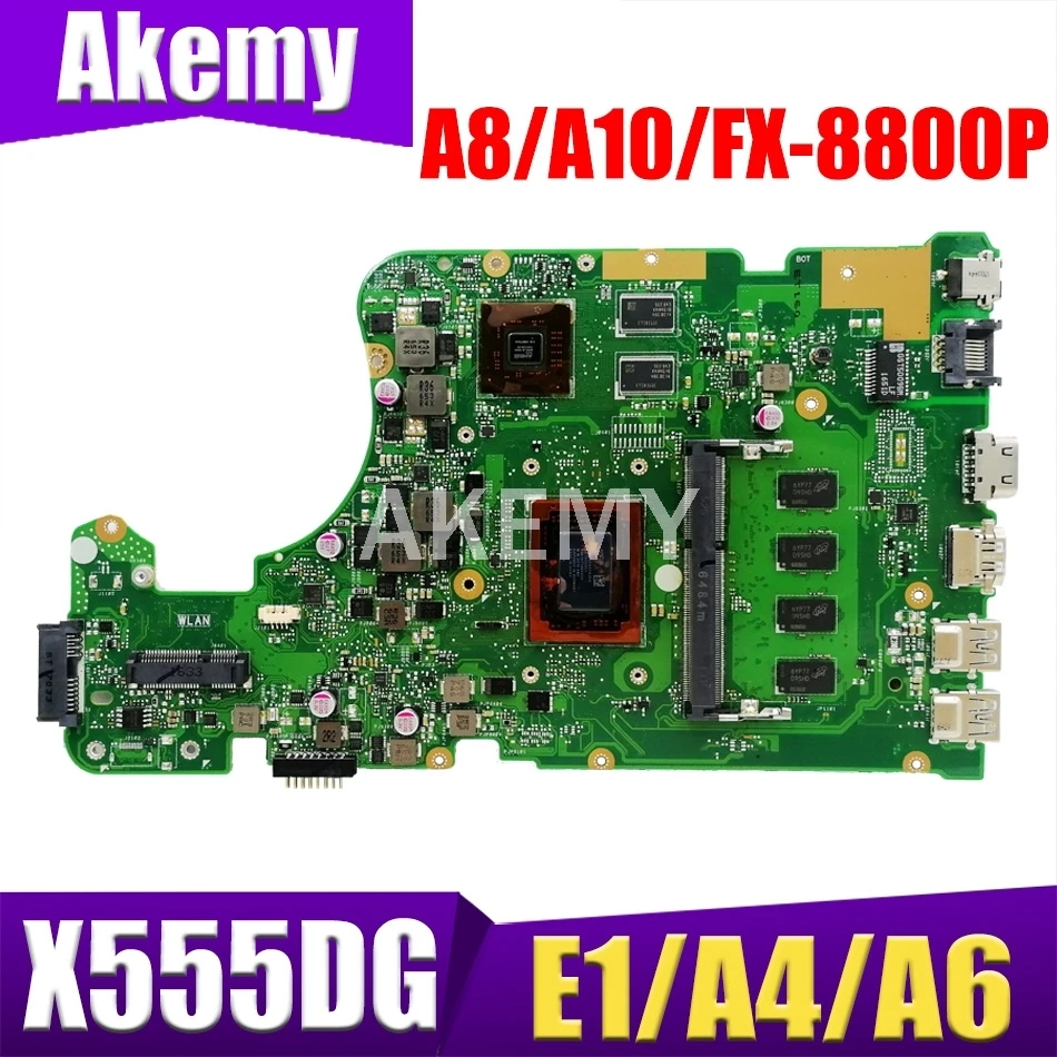 X555DG rev2.0 laptop Motherboard for ASUS X555Y X555YI X555D K555D A555D Mainboard 100% tested 4GB RAM E1/A4/A6/A8/A10/FX-8800P
X555DG rev2.0 laptop Motherboard for ASUS X555Y X555YI X555D K555D A555D Mainboard 100% tested 4GB RAM E1/A4/A6/A8/A10/FX-8800P