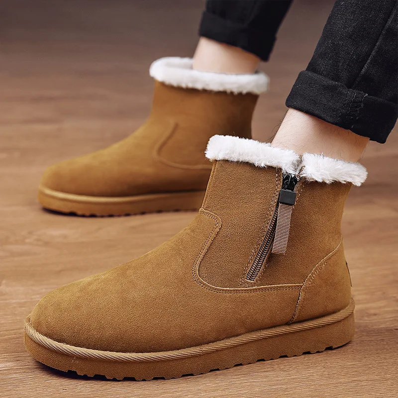 Men Snow Boots Winter Waterproof Man Casual Ankle Botas Mujer Plus Velvet Boots Side Zipper Man Soft Non-slip Cotton Shoes
Men Snow Boots Winter Waterproof Man Casual Ankle Botas Mujer Plus Velvet Boots Side Zipper Man Soft Non-slip Cotton Shoes