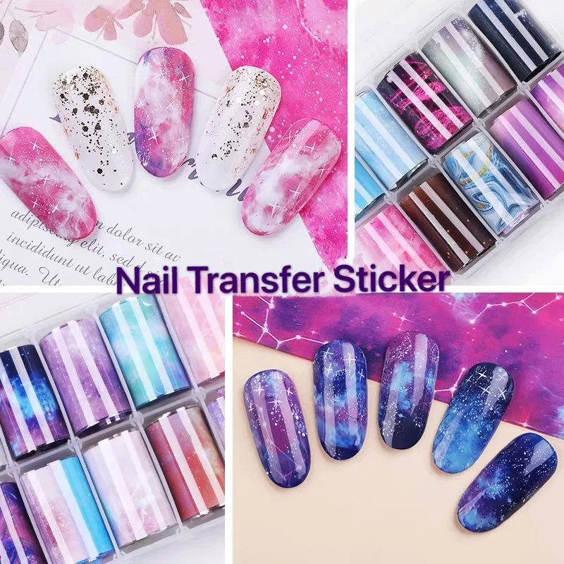 10 Color 10 Roll/Kit Nail Foils Holographic Stickers Nail Transfer Sticker DIY Tips Sticker Decor Nail sticker Storage Box
10 Color 10 Roll/Kit Nail Foils Holographic Stickers Nail Transfer Sticker DIY Tips Sticker Decor Nail sticker Storage Box