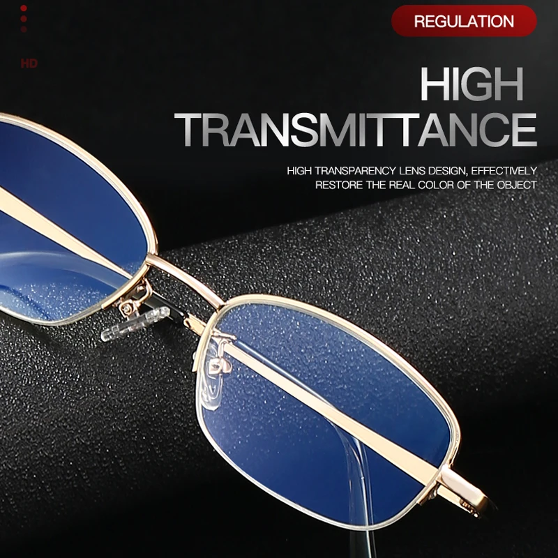 VCKA Blue Light Blocking Reading Glasses Men and Women High Quality Half Frame Diopters Business Office Eyewear +1.00 to +4.00
VCKA Blue Light Blocking Reading Glasses Men and Women High Quality Half Frame Diopters Business Office Eyewear +1.00 to +4.00