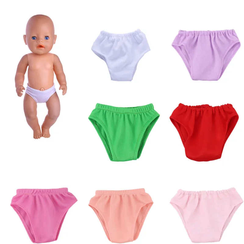 11 Doll Clothes Solid Color Underpants For 18 Inch & 43 Cm Dolls &New Born Baby Generation Birthday Girl's Toy Gifts
11 Doll Clothes Solid Color Underpants For 18 Inch & 43 Cm Dolls &New Born Baby Generation Birthday Girl's Toy Gifts
