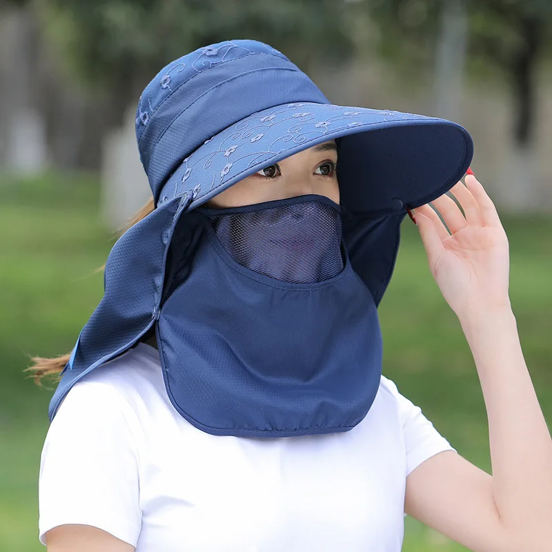 Hat Female Sun Hat Sunscreen Beach Fashion New Big Edge Face Folding Uv Summer Veil Sun Sat Woman Travel in Summer Working Hat
Hat Female Sun Hat Sunscreen Beach Fashion New Big Edge Face Folding Uv Summer Veil Sun Sat Woman Travel in Summer Working Hat