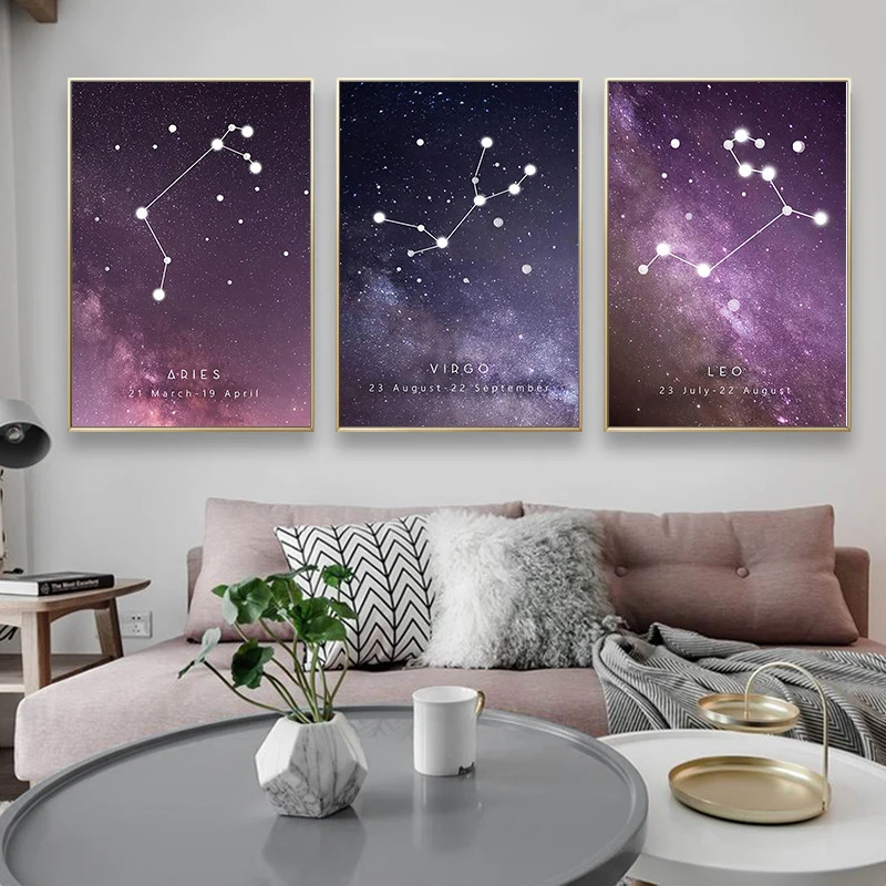 Nordic Star Posters And Prints Twelve Constellation Canvas Painting Fashion Art Wall Pictures For Living Room Home Decoration
Nordic Star Posters And Prints Twelve Constellation Canvas Painting Fashion Art Wall Pictures For Living Room Home Decoration