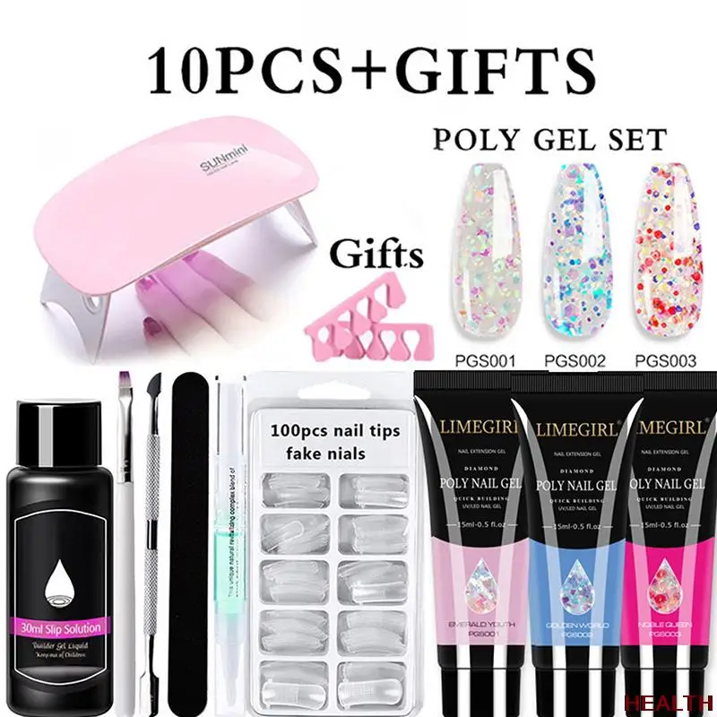 15ml Extension Kit Glitter Clear Color Nail Art Set Crystal Fast Building UV Gel Polish Acrylic Nail Tool Set
15ml Extension Kit Glitter Clear Color Nail Art Set Crystal Fast Building UV Gel Polish Acrylic Nail Tool Set