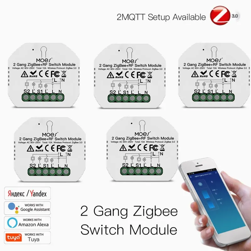 Tuya ZigBee 3,0 10A Мини Смарт Wi-Fi для переключателя «сделай сам» поддерживает связь с 2-мя способ Управление, система автоматического управления "ум...
Tuya ZigBee 3,0 10A Мини Смарт Wi-Fi для переключателя «сделай сам» поддерживает связь с 2-мя способ Управление, система автоматического управления "ум...
