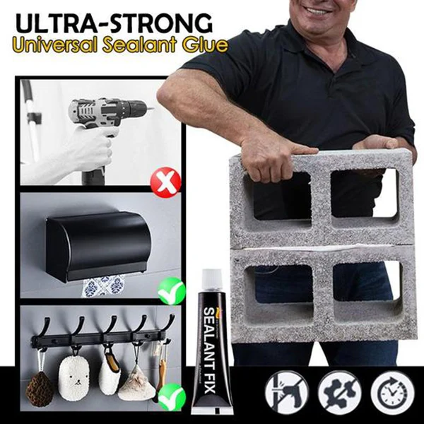 1/2/5pcs Ultra-Strong Universal Sealant Glue Super Strong Adhesive And Fast Drying Glue I88
1/2/5pcs Ultra-Strong Universal Sealant Glue Super Strong Adhesive And Fast Drying Glue I88